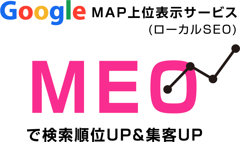GoogleMAP上位表示サービス(ローカルSEO)MEOで検索順位UP＆集客UP